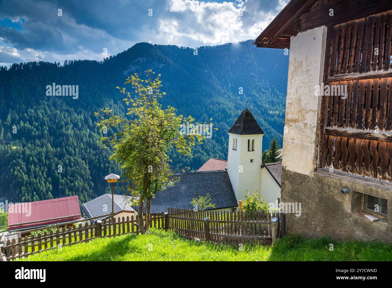 Swiss village church hi-res stock photography and images - Alamy