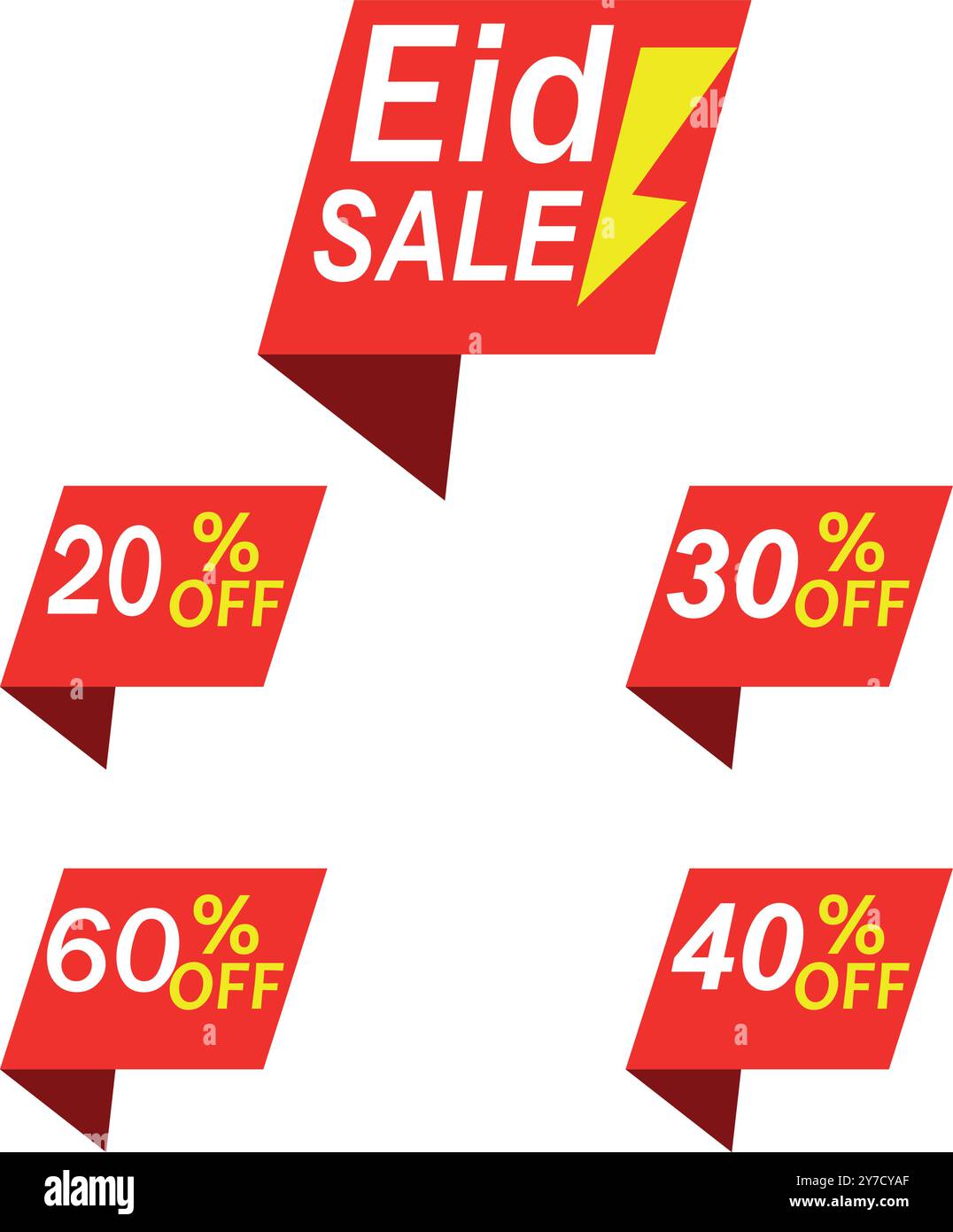 Eid Sale tag, Stock Vector