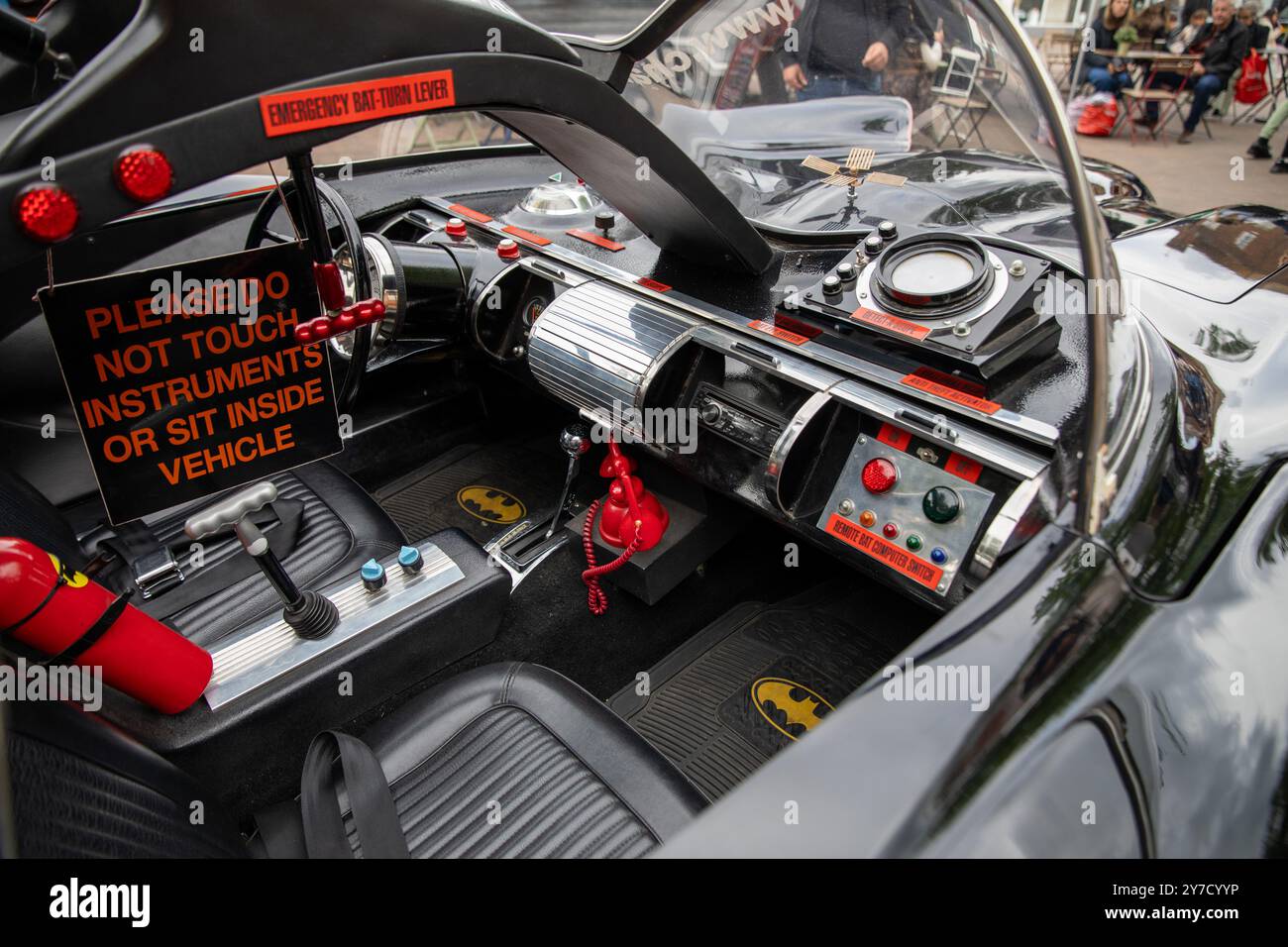 Batmobile interior hi-res stock photography and images - Alamy, image size:1300x956