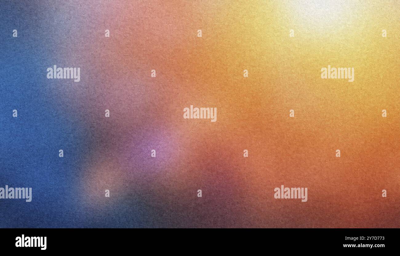 Abstract grainy texture with a colorful gradient background Stock Photo