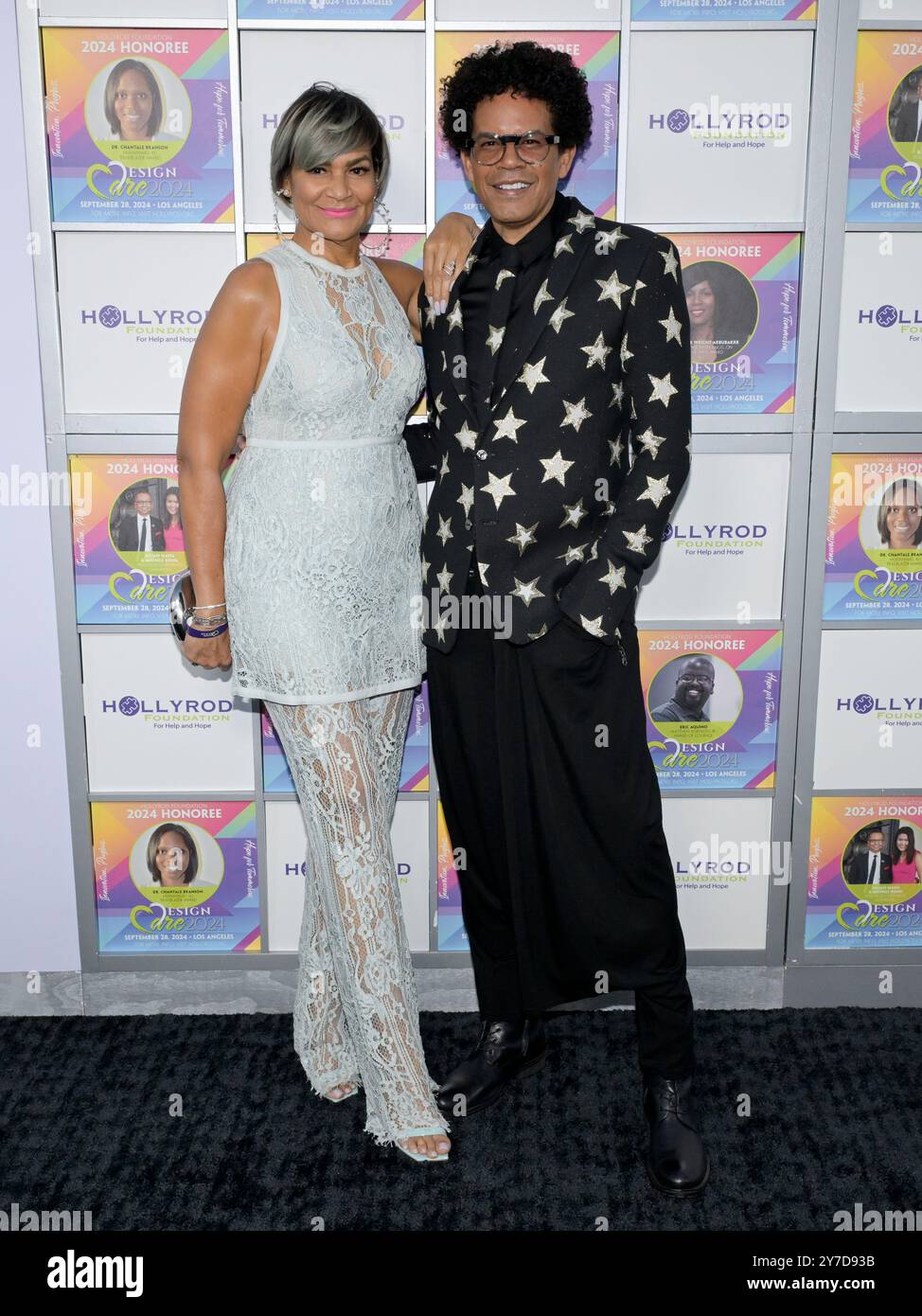 Los Angeles, California, USA. 28th Sep, 2024. Ayiko Broyard and Aaron ...
