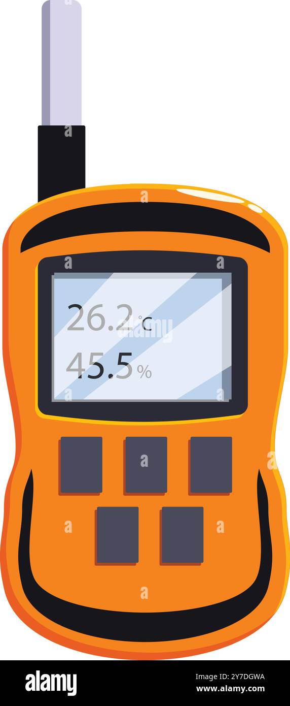 Outdoor digital thermometer display Stock Vector Images - Alamy