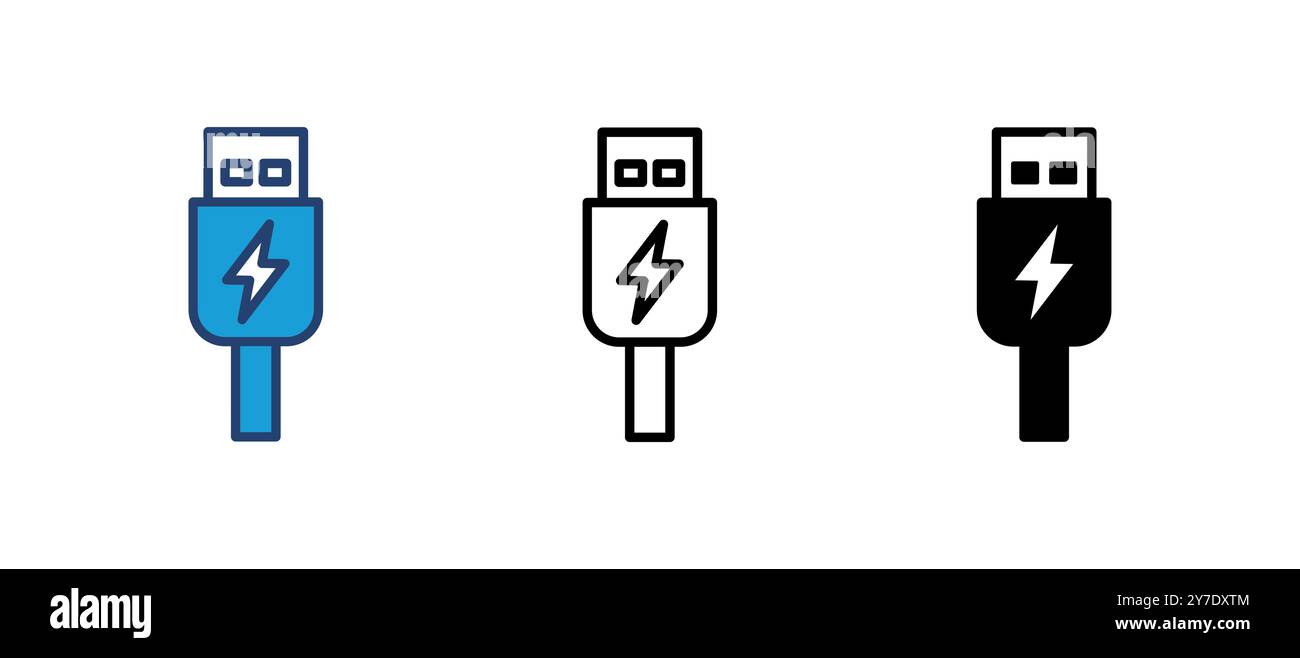 Usb icon vector. Flash disk icon vector Stock Vector