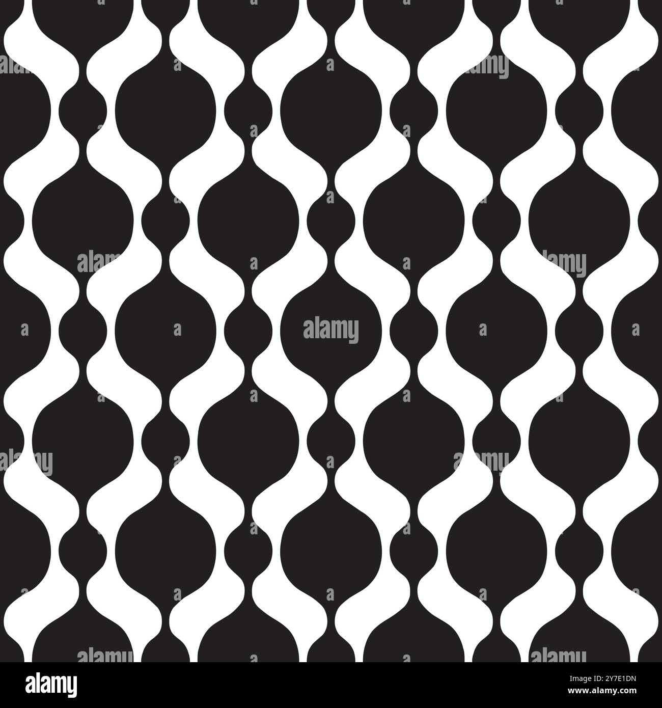 Seamless decorative ogee pattern background. Beautiful decorative vector pattern background. Stock Vector