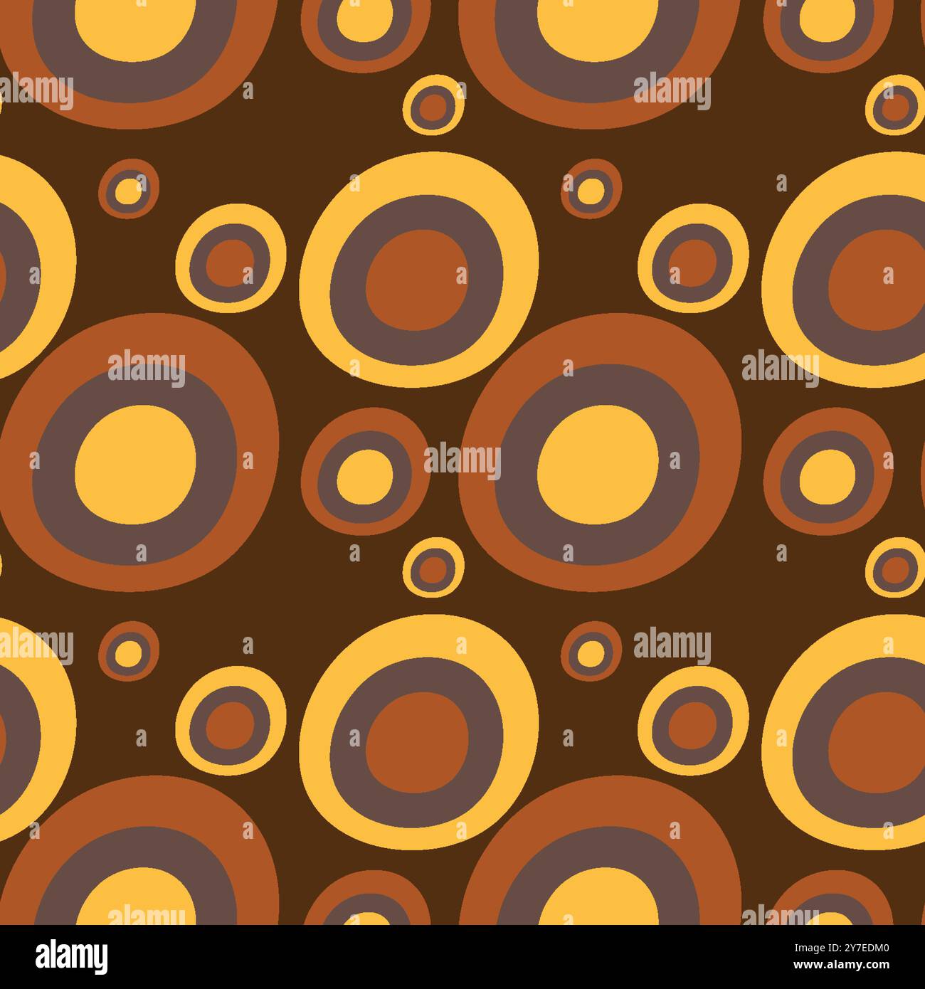Seamless vector illustration with concentric circles Stock Vector Image ...