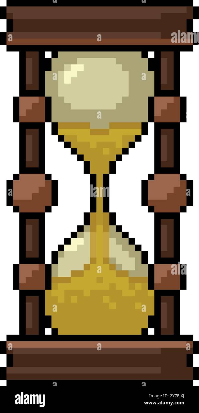 Hourglass pixel hi-res stock photography and images - Alamy