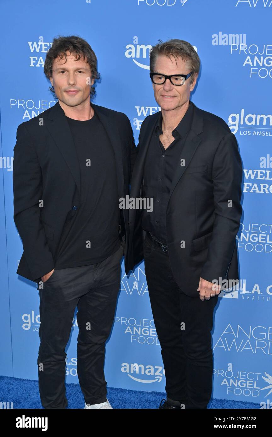 Los Angeles, CA USA September 28, 2024 Dimitri Hamlin, Harry Hamlin