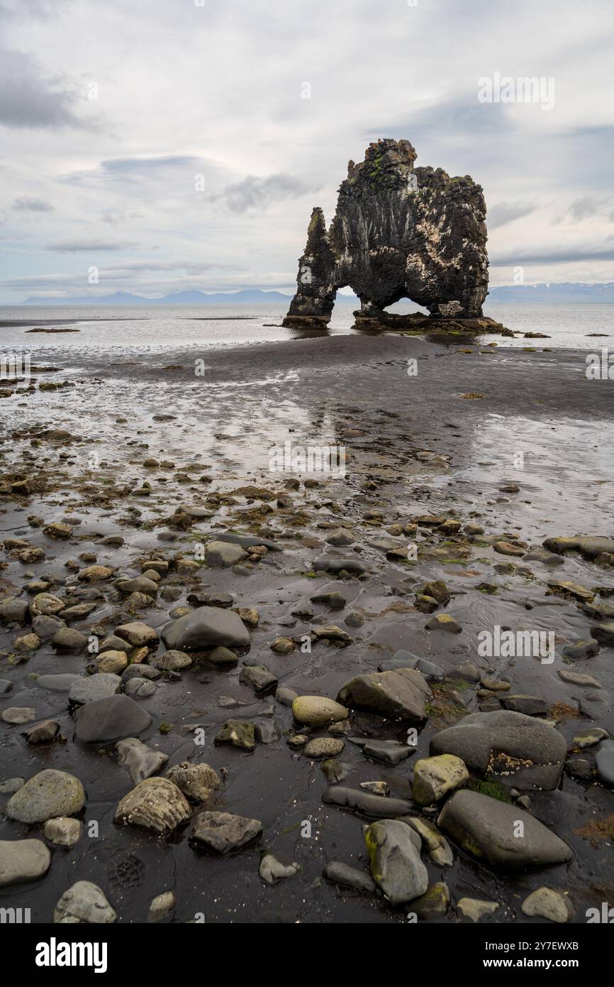 The Hvitserkur Basalt Stack in Northwest Iceland Stock Photo - Alamy