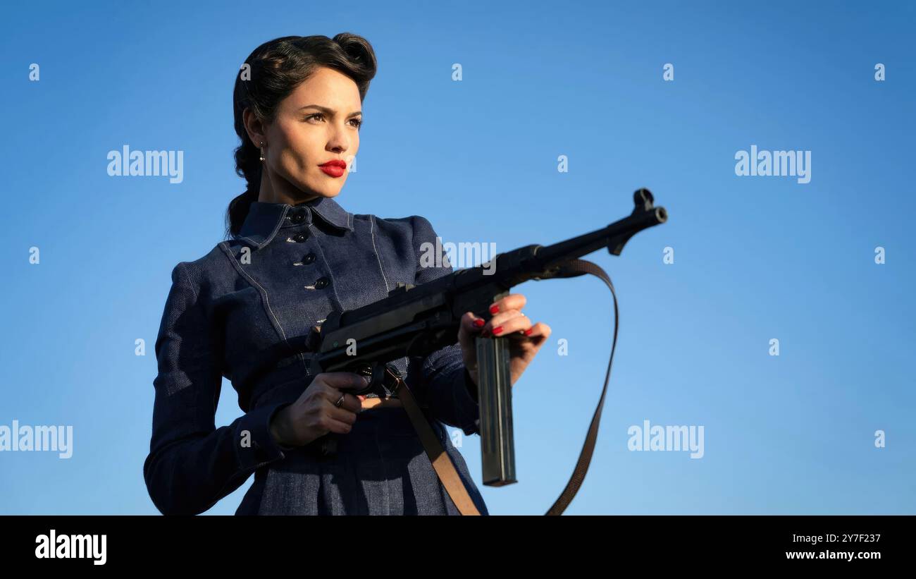 the ministry of ungentlemanly warfare green dress K.E.V.I.N. Fenix's Gif on X