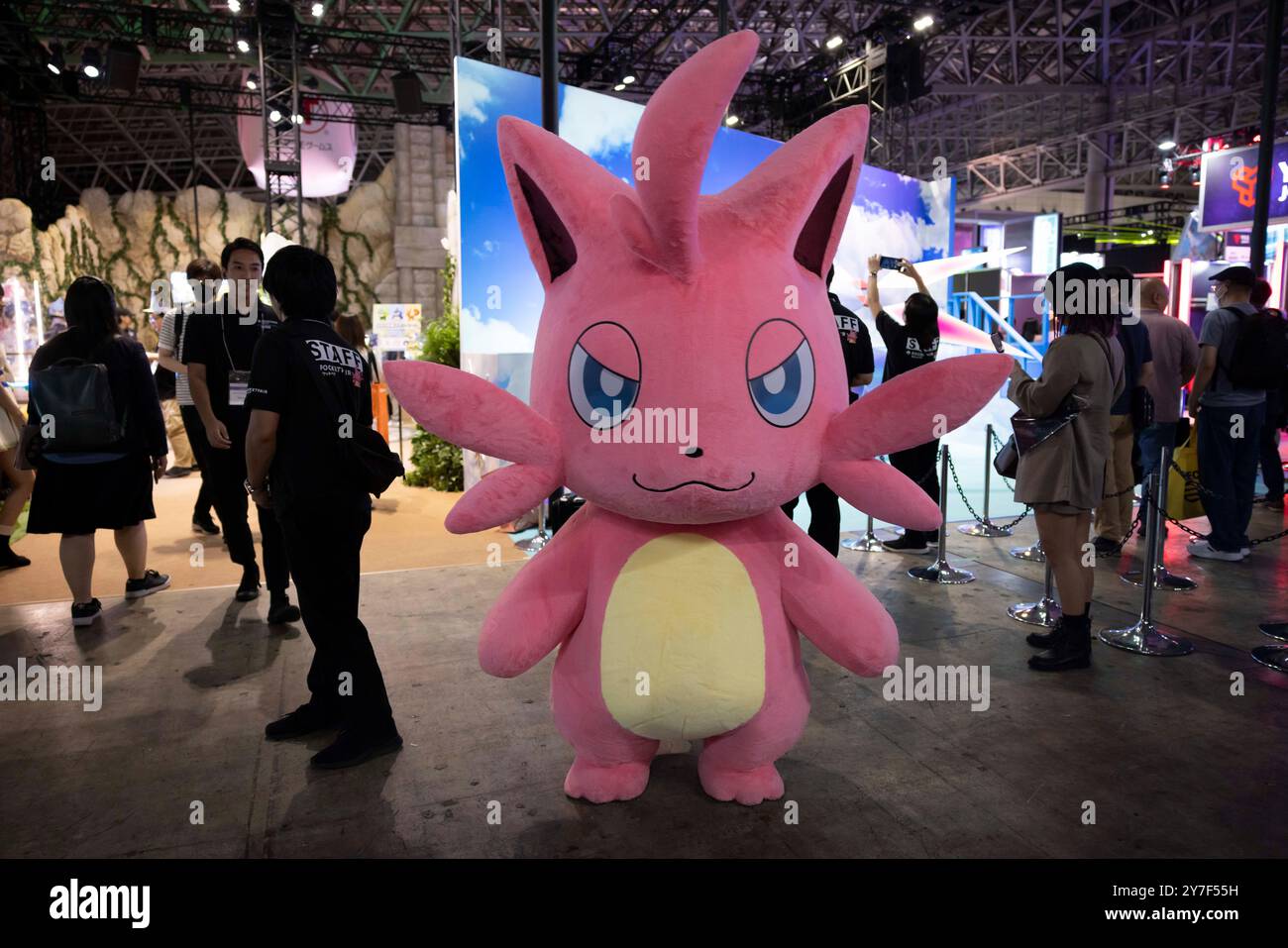 Chiba Japan 26th Sep 2024 Mascot Of Popular Video Game Palworld At Chiba Japan 26th Sep 2024 Mascot Of Popular Video Game Palworld At