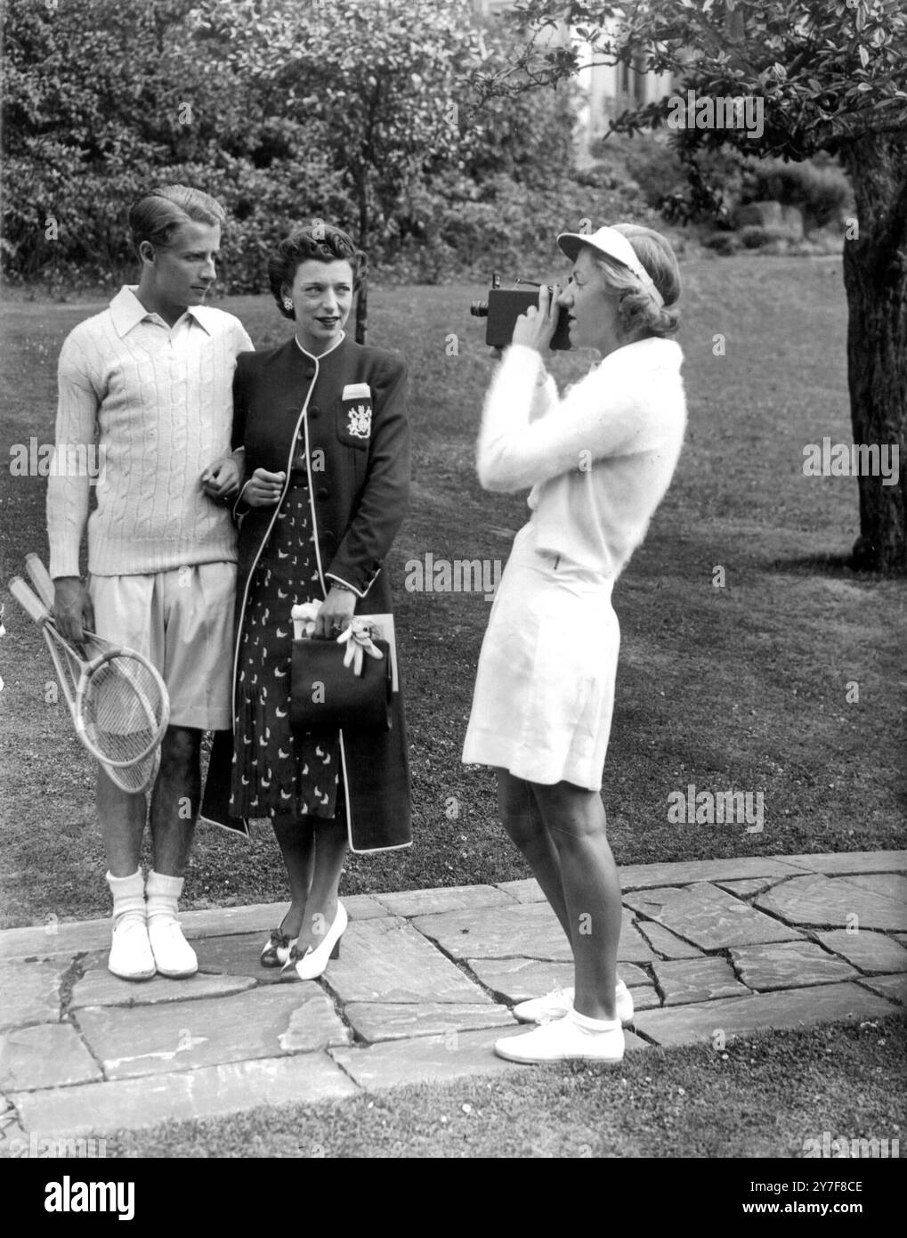 Filming bunny austin and his wife at wimbledon tennis party many
