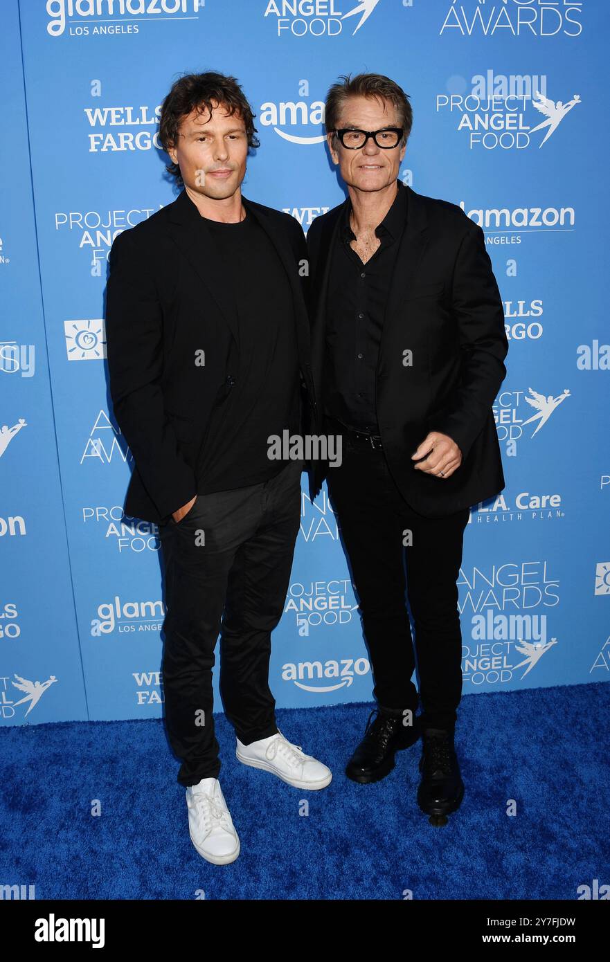 LOS ANGELES, CALIFORNIA SEPTEMBER 28 (L R) Dimitri Hamlin and Harry