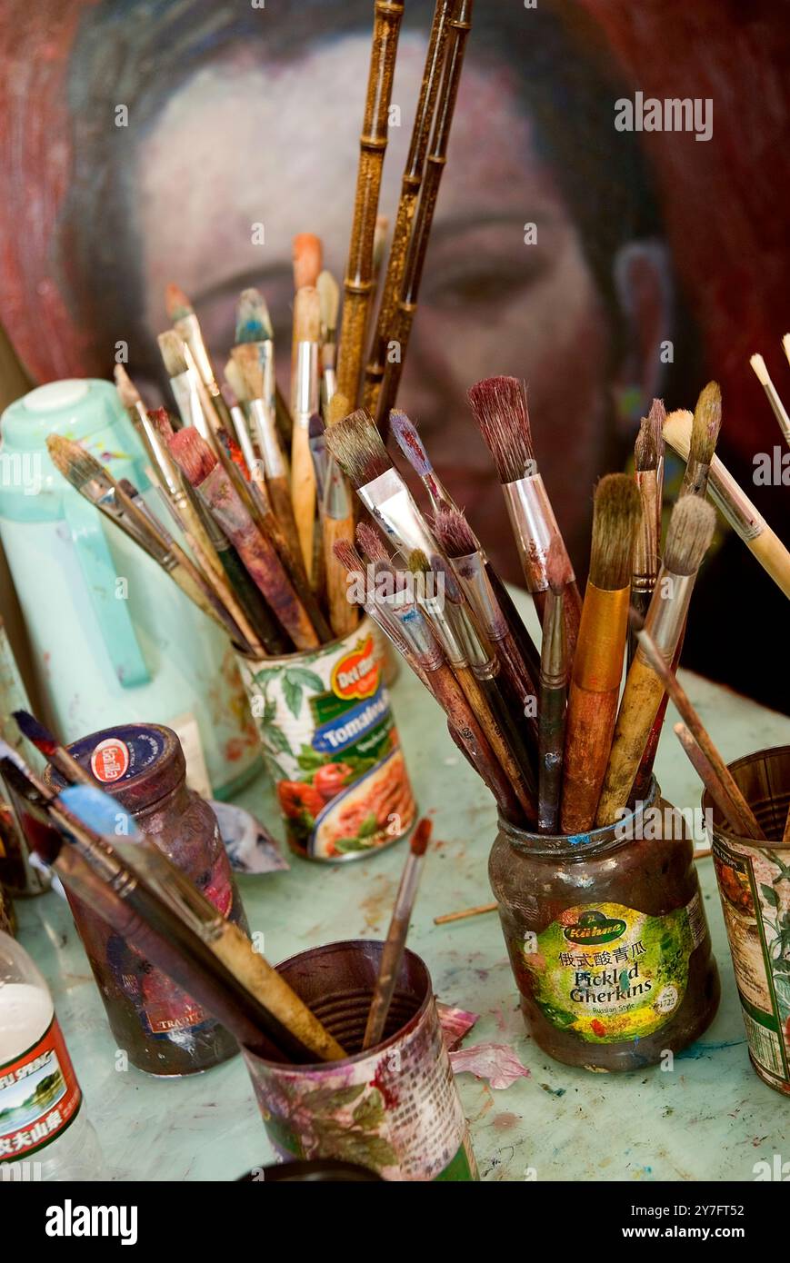 China contemporary painting hi-res stock photography and images - Alamy