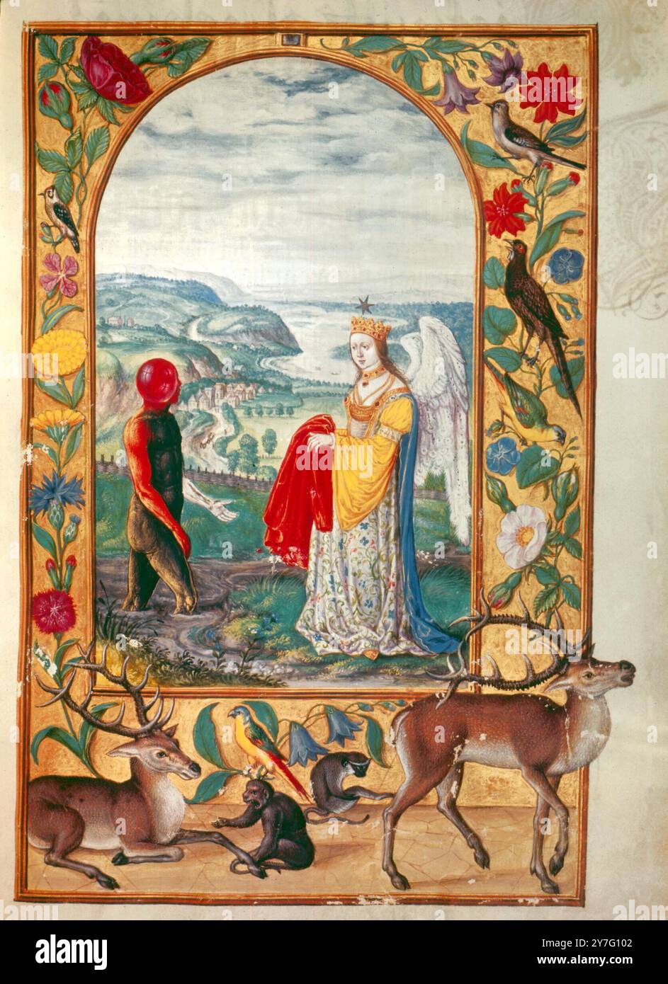 Rebirth from Splendor Solis Stock Photo - Alamy