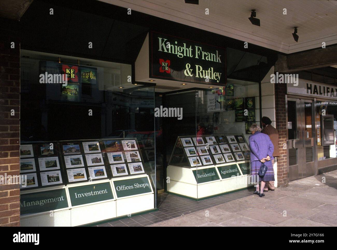 Knight Frank and Rutley Estate Agents. Guildford, Surrey Stock Photo