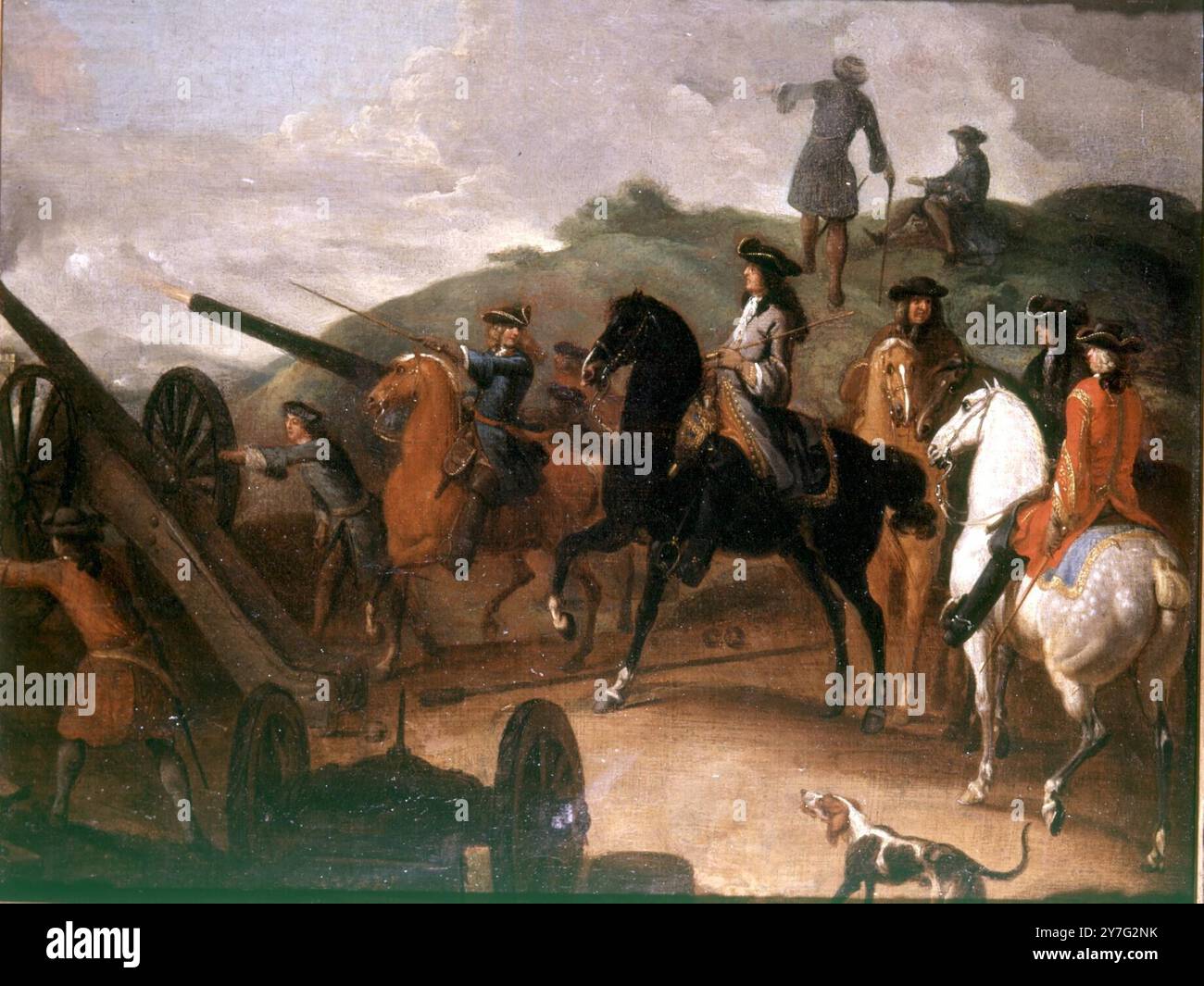 A painting of the Battle of Boyne Stock Photo - Alamy