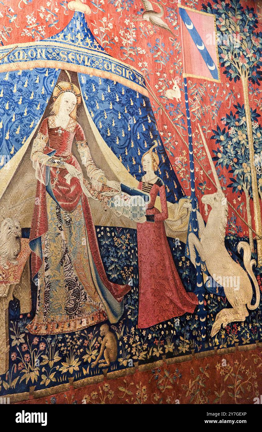 Unicorn tapestry cluny hi res stock photography and images Alamy