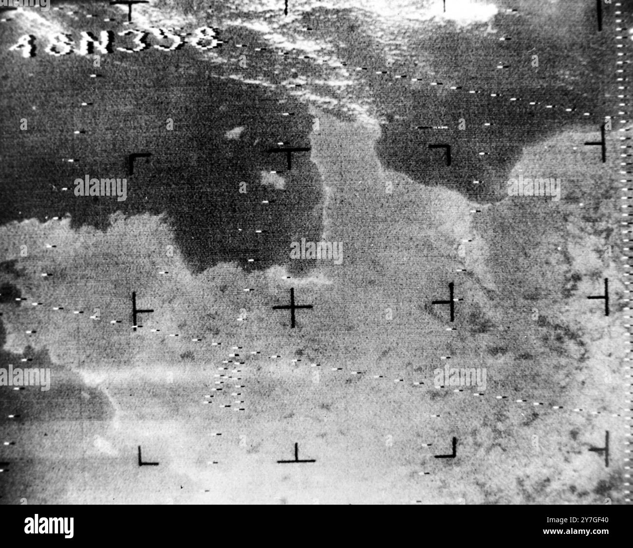 English channel satellite image Black and White Stock Photos & Images ...