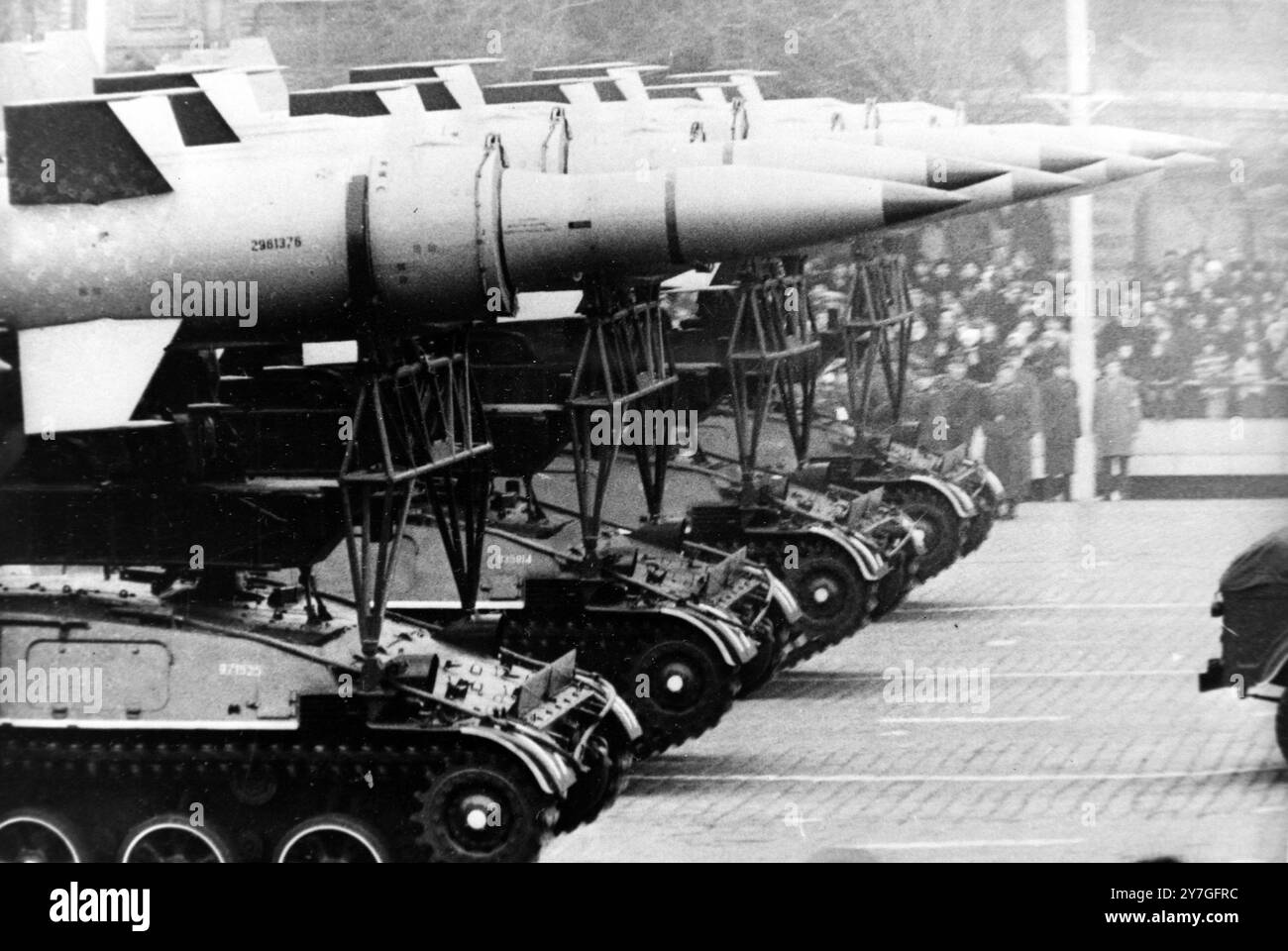 GUIDED MISSILE AND ROCKETS NEEDLE NOSED ROCKETS TRANSPORTED AT MILITARY ...