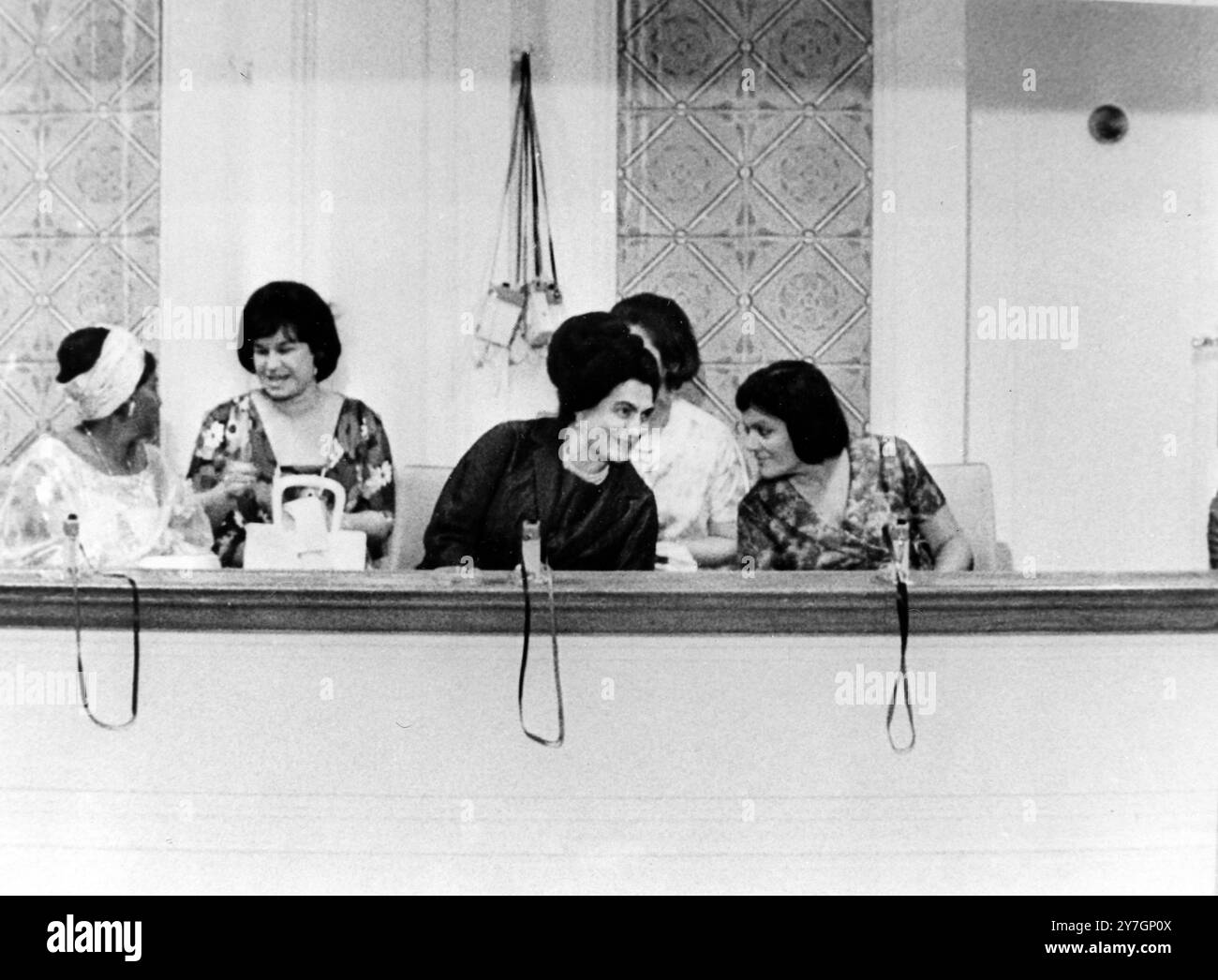 FIRST LADIES KEITA MODIBO NASSER TAHIA & TITO JOVANKA AT NON-ALIGNED ...