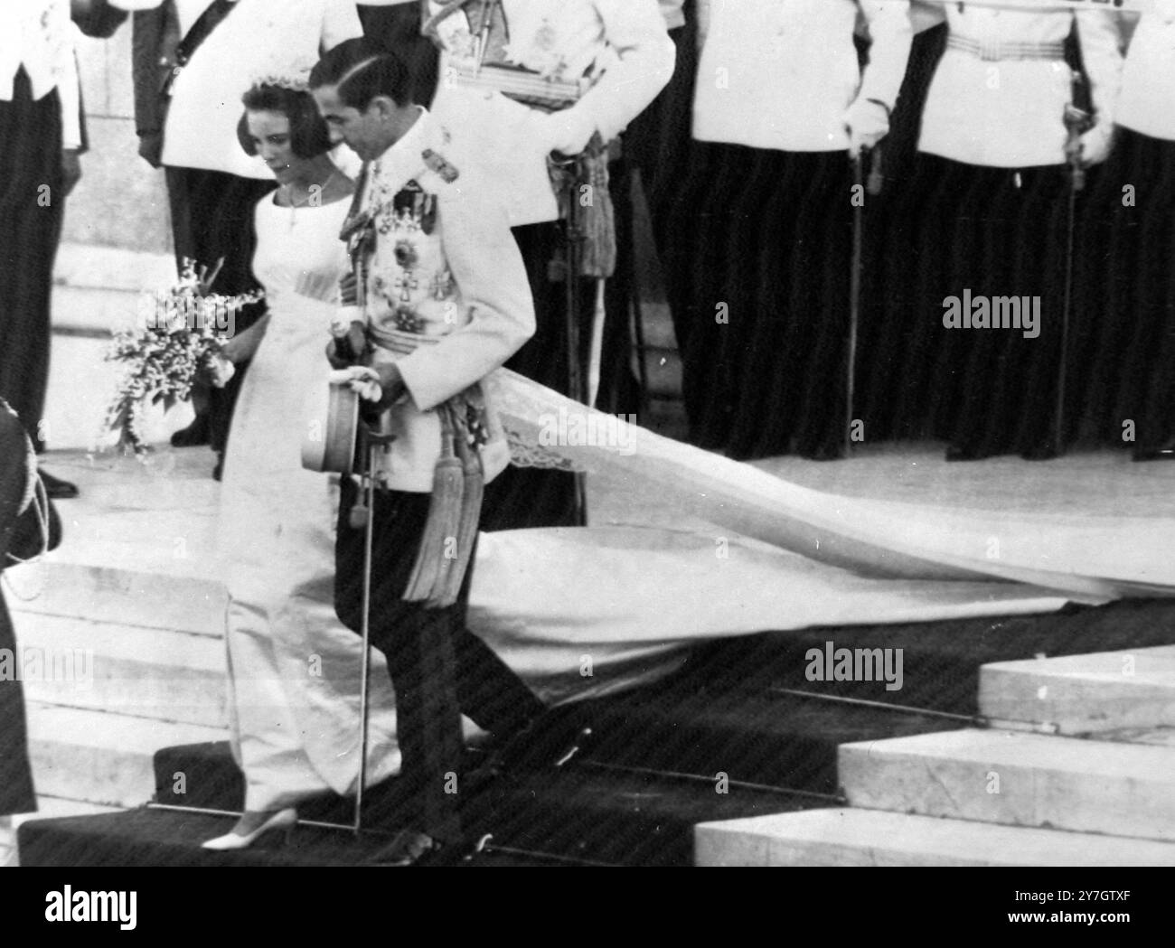 1964ギリシャコンスタンティヌス2世・アンヌマリー王女の結婚30