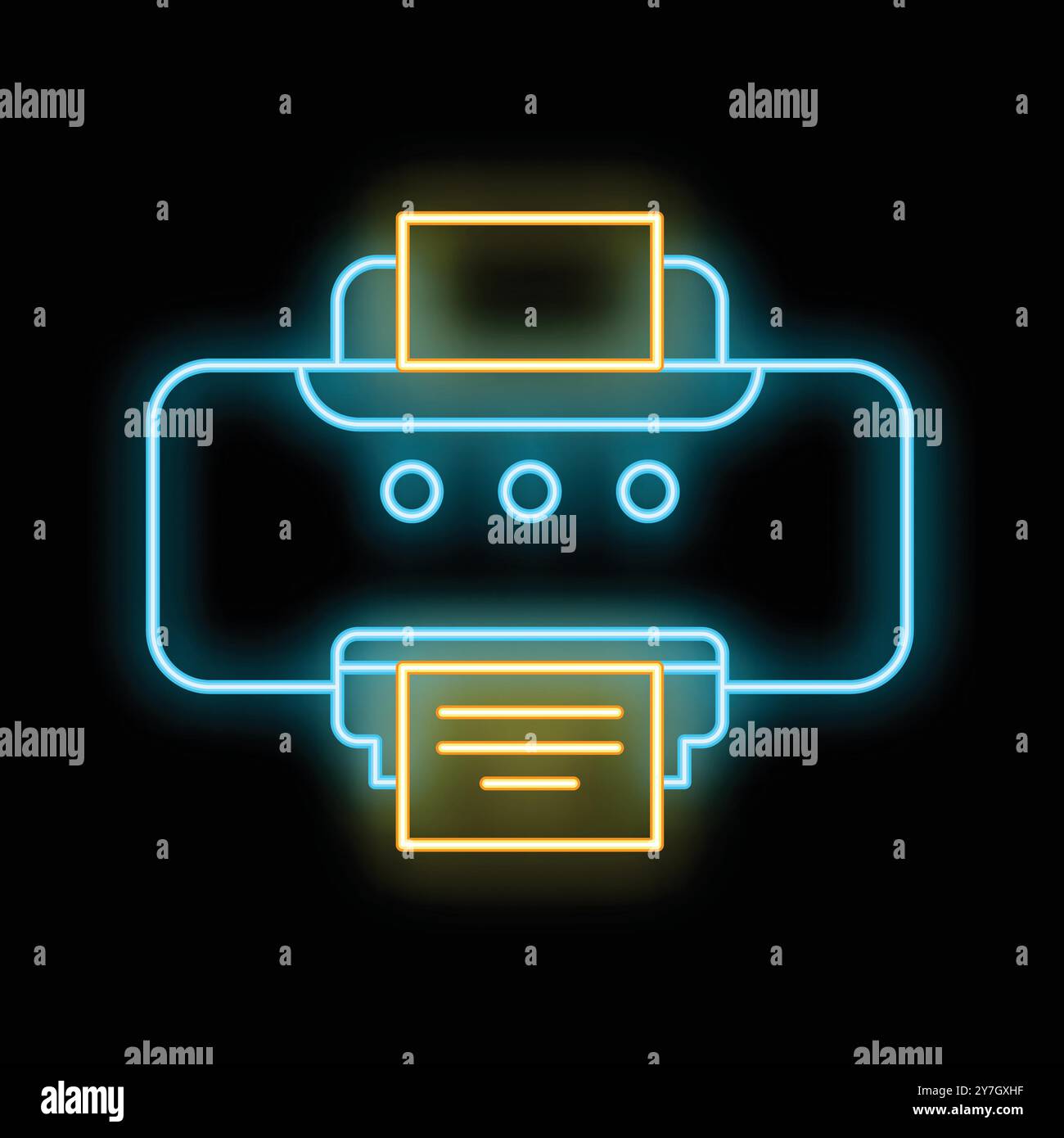 Cartridge glowing neon sign hi-res stock photography and images - Alamy