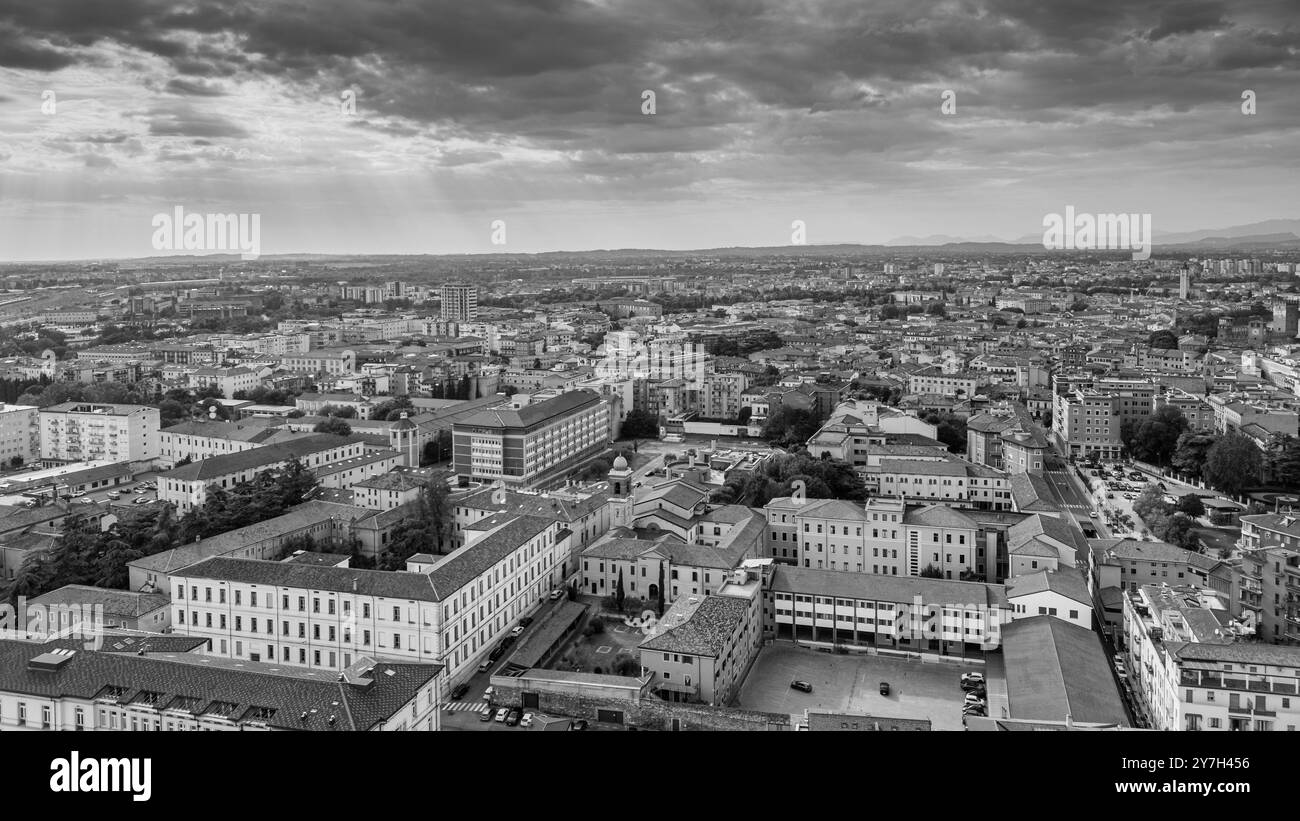 Mixed use buildings Black and White Stock Photos & Images - Alamy