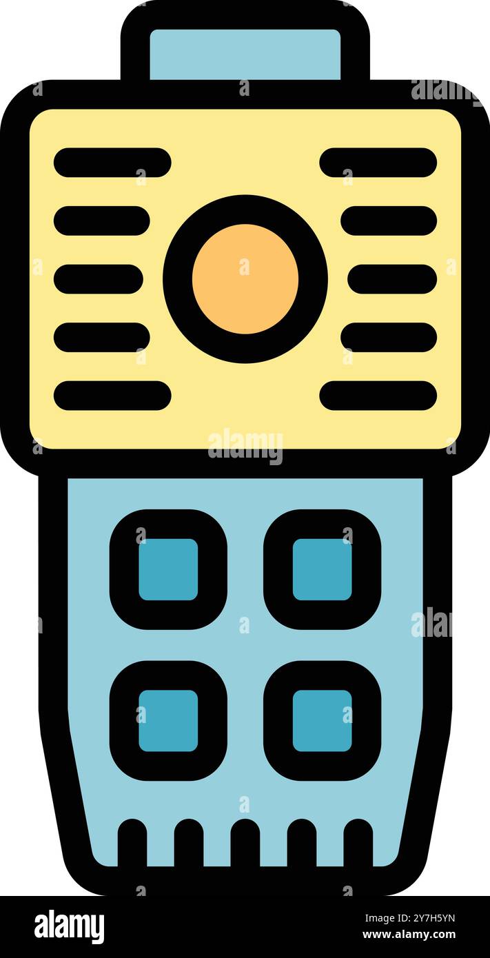 Electric mosquito repellent device with buttons for control Stock Vector
