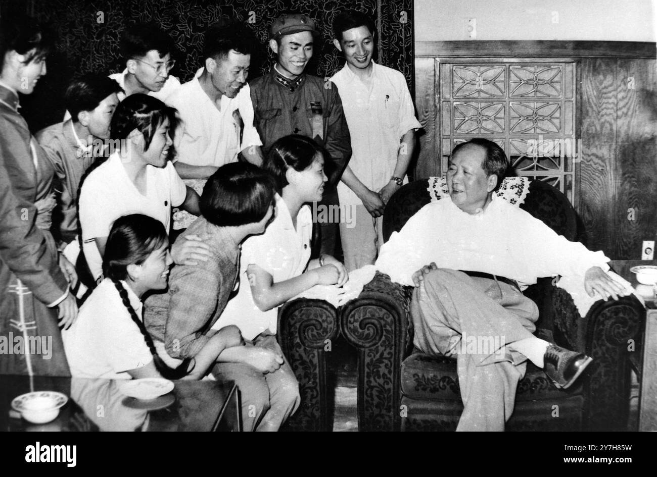 28 JULY 1964 A rare informal picture of communist China #39 s chairman Mao 28 JULY 1964 A rare informal picture of communist China #39 s chairman Mao