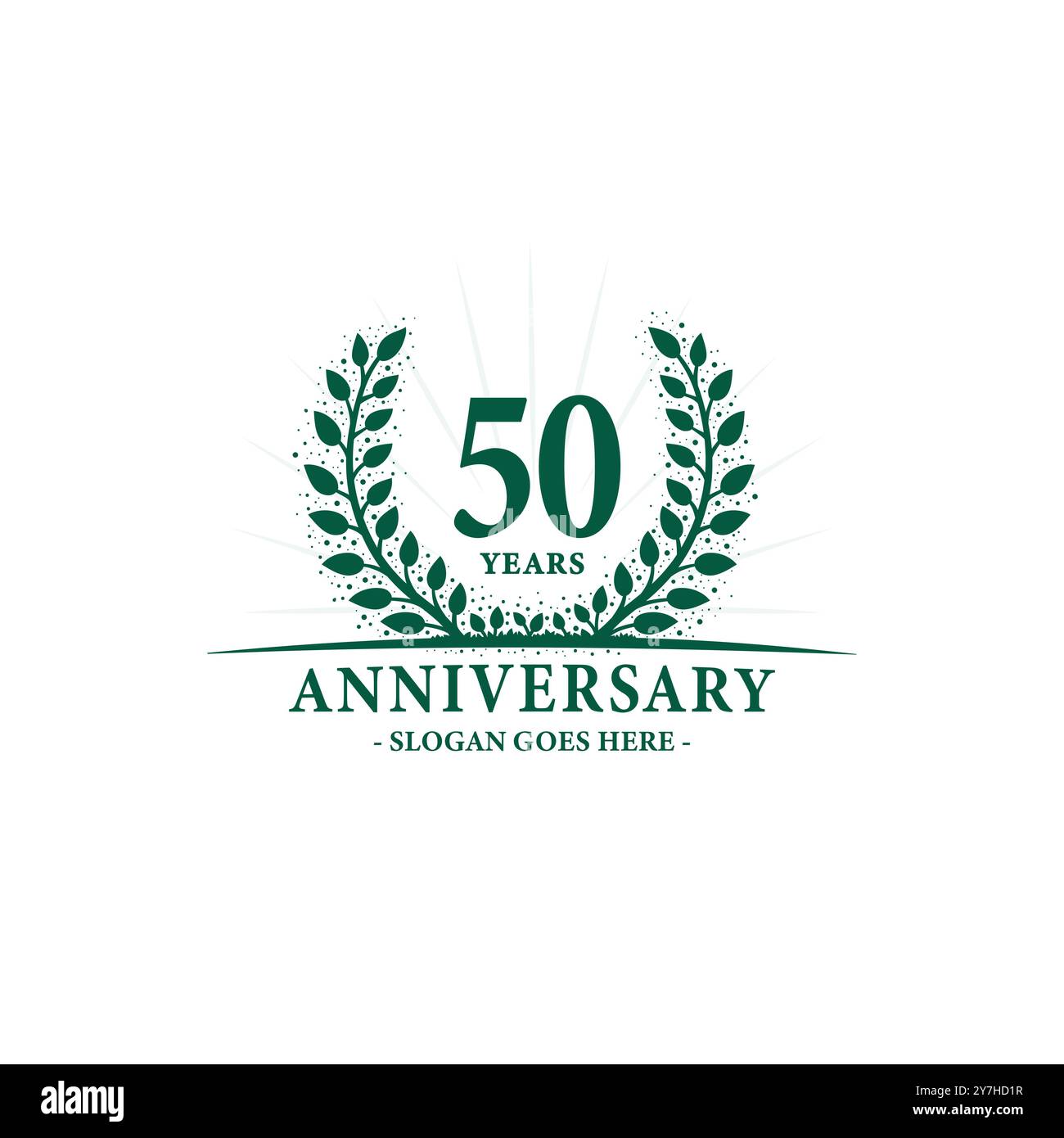 50 years celebrating anniversary logo. 50th years anniversary design ...