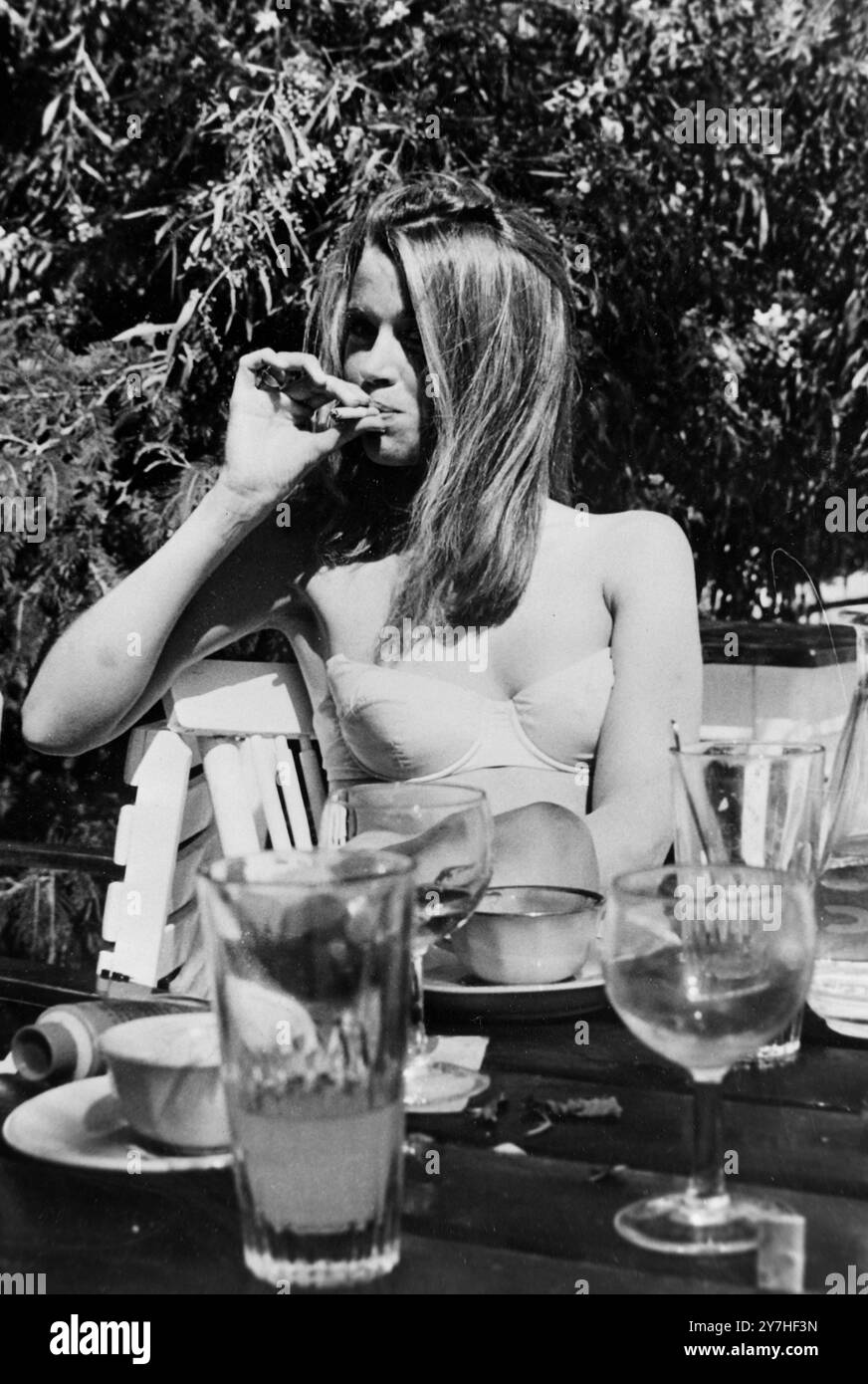 does jane fonda smoke cigarettes Jane Fonda Smoking by Horst P. Horst