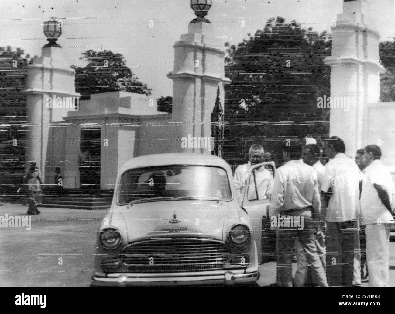 INDIAN FINANCE MINISTER KRISHNA MACHARI T T SEES PREMIER NEHRU BEFORE FATAL STROKE IN NEW DELHI, INDIA    ;  27 MAY 1964 Stock Photo