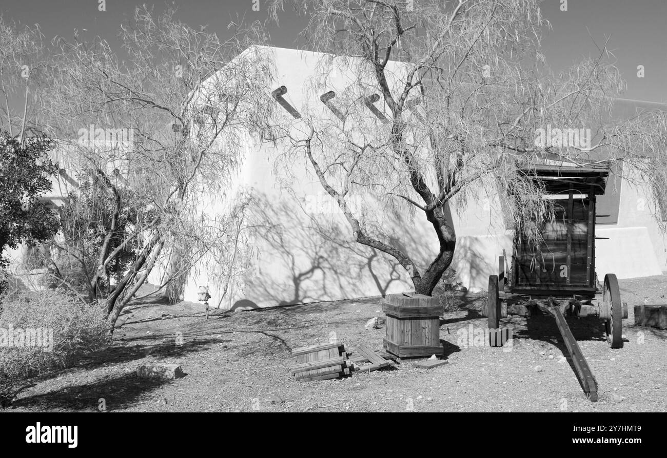 Outdoor exhibit at the Las Vegas Natural History Museum, Nevada, USA. Stock Photo