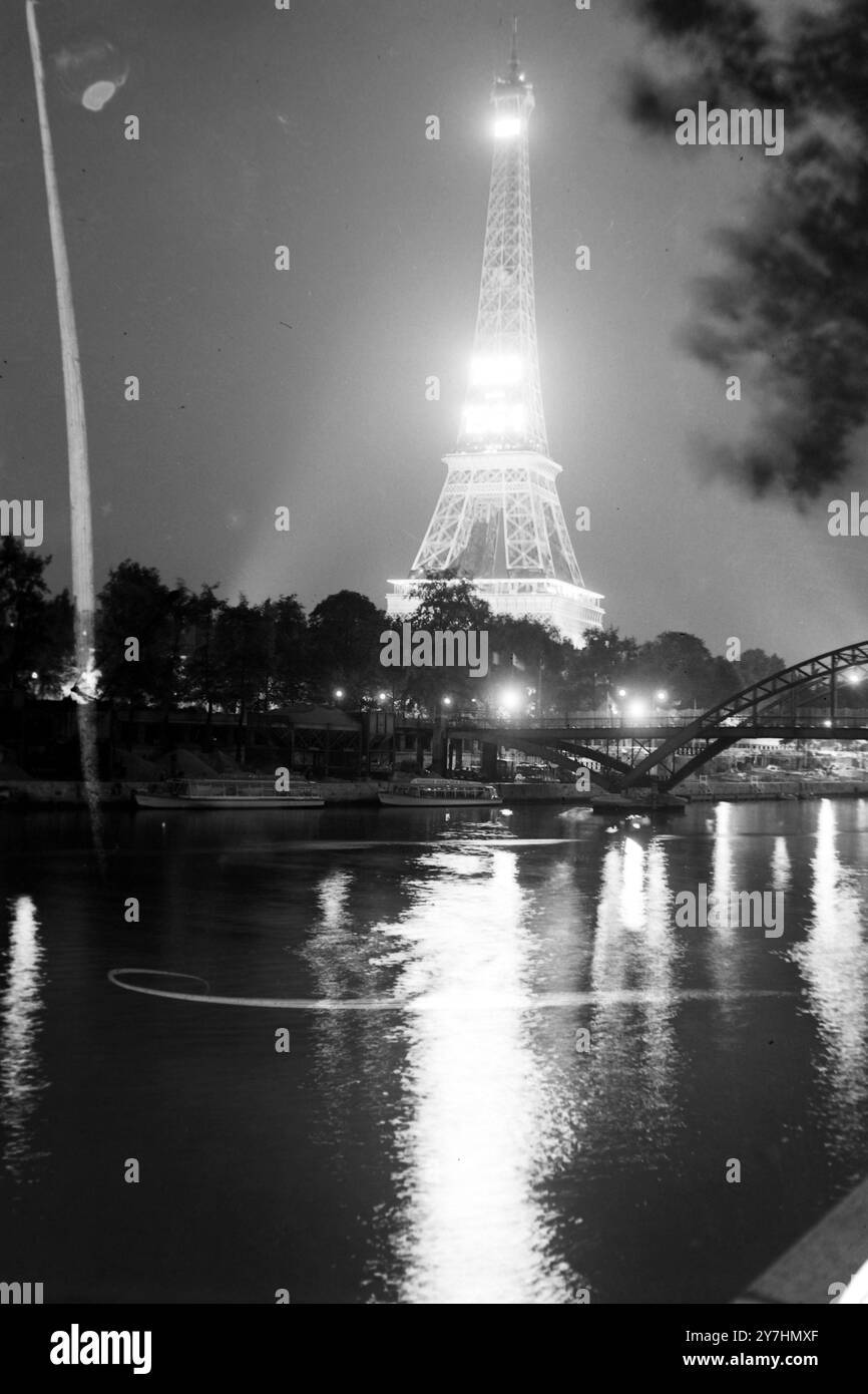 75th-birthday-of-eiffel-tower-in-paris-france-18-may-1964-stock