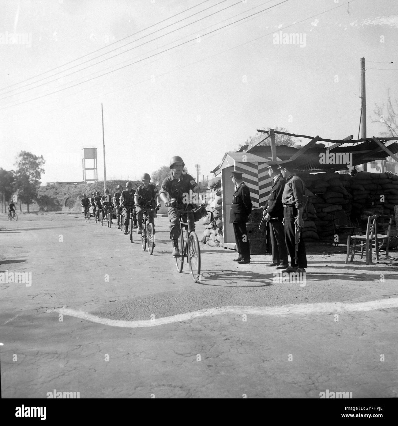 Cycling cyprus Black and White Stock Photos & Images