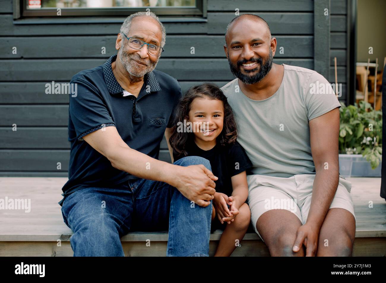 African american grandfather father son hi-res stock photography and ...