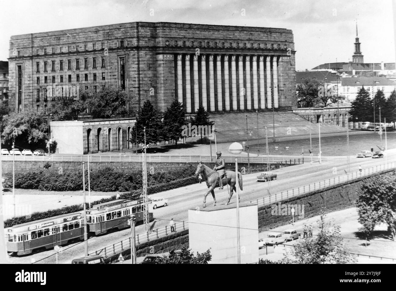 HELSINKI PARLIAMENT HOUSE IN FINLAND; ; 19 FEBRUARY 1964 Stock Photo ...