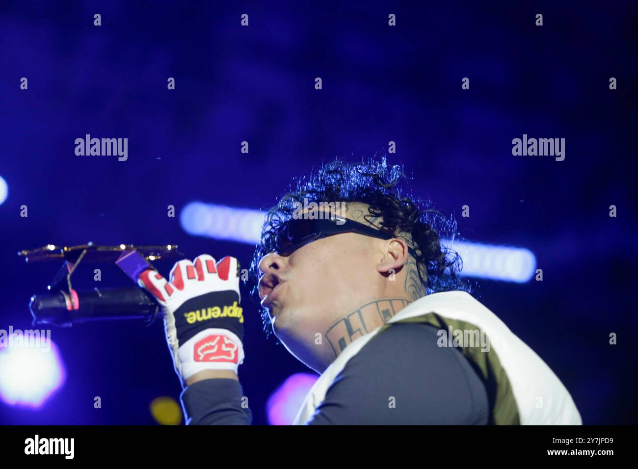 Mexico City, Mexico. 29th Sep, 2024. ALEMAN, a Mexican rapper and ...