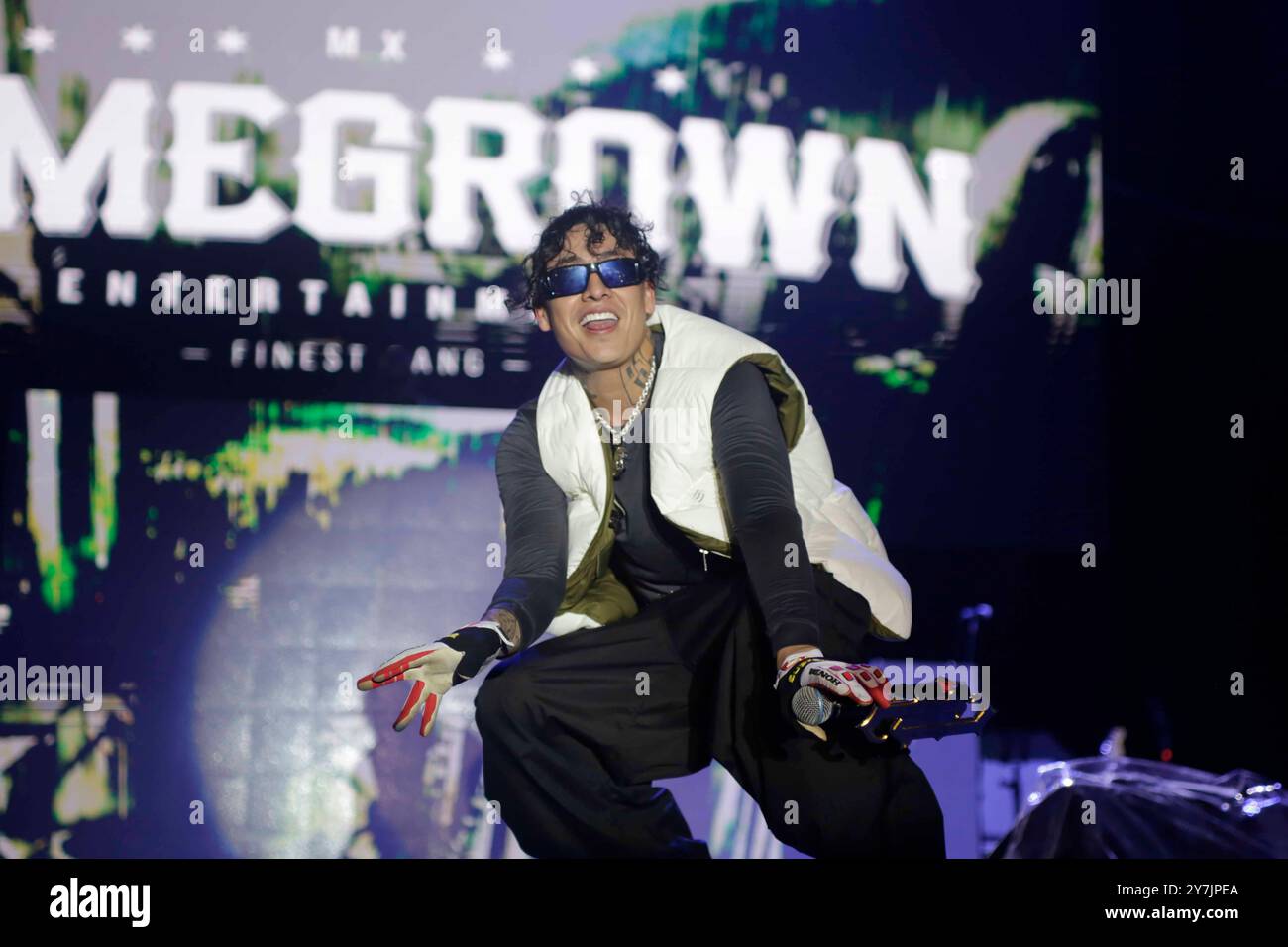 Mexico City, Mexico. 29th Sep, 2024. ALEMAN, a Mexican rapper and ...