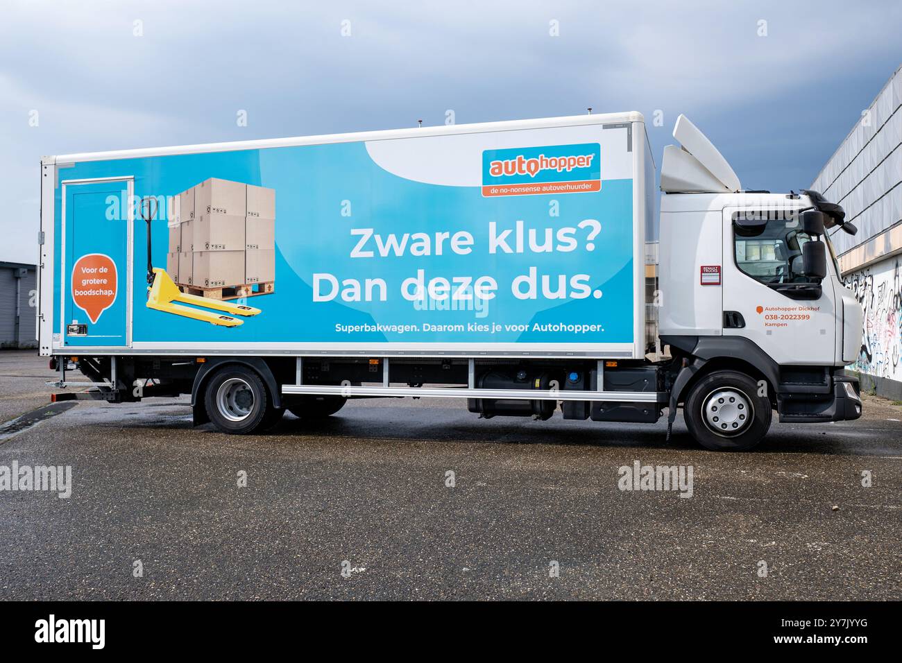 Autohopper Dickhof Renault rental truck Stock Photo - Alamy