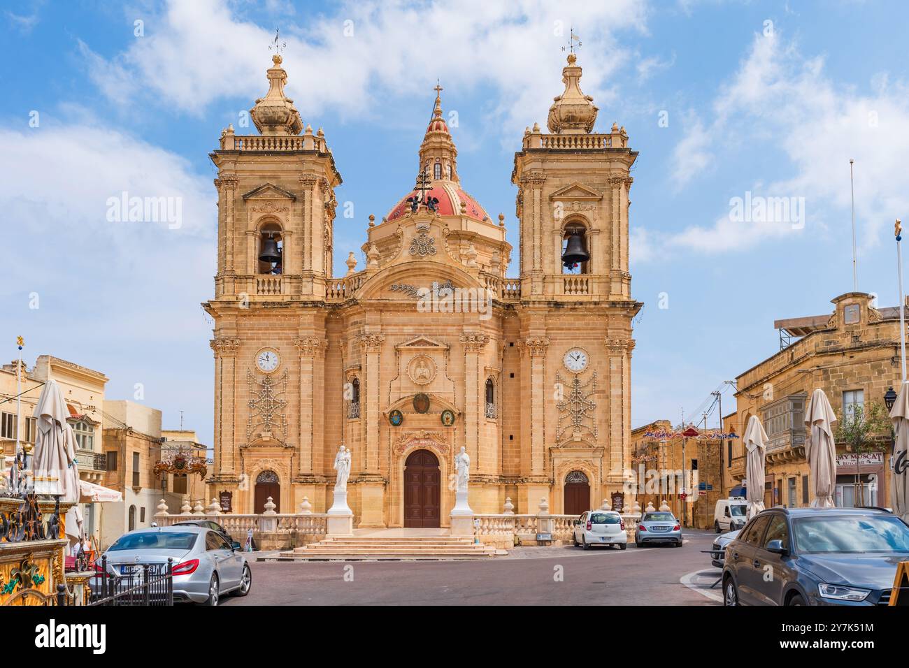 XAGHRA, GOZO, MALTA, SEPTEMBER 01 2024Basilica of the Nativity of Our