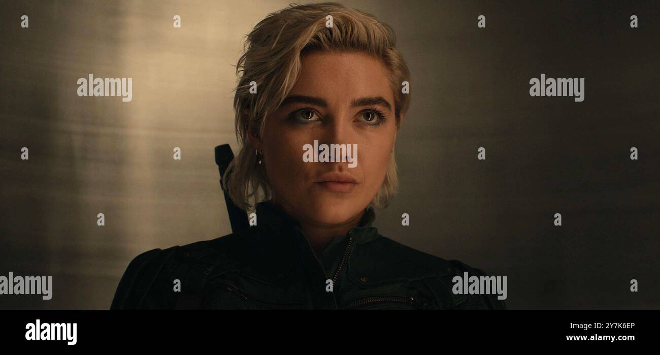 Thunderbolts Marvel movie Florence Pugh Stock Photo - Alamy