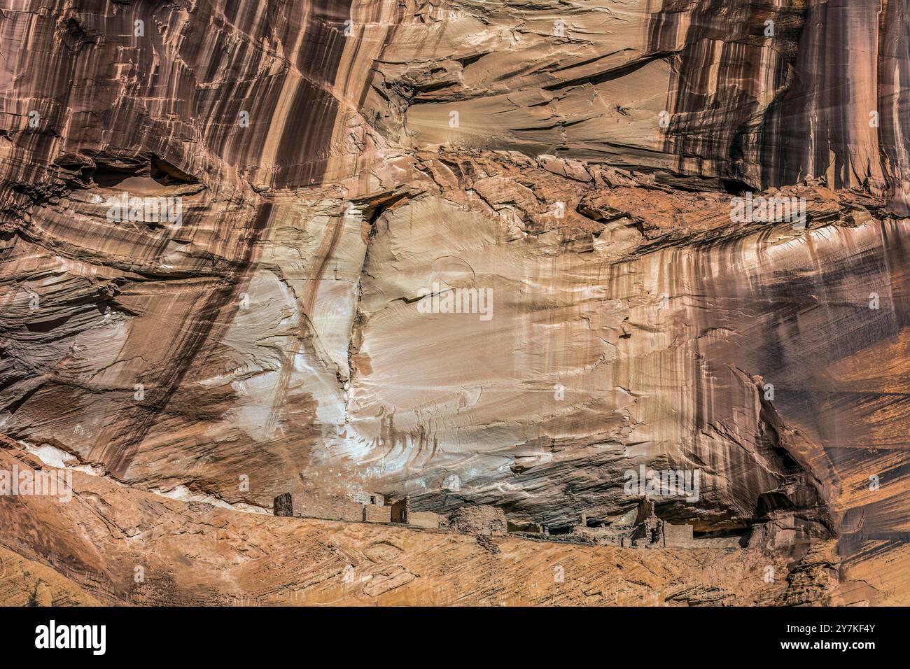 First Ruin, Canyon de Chelly National Monument, AZ Stock Photo