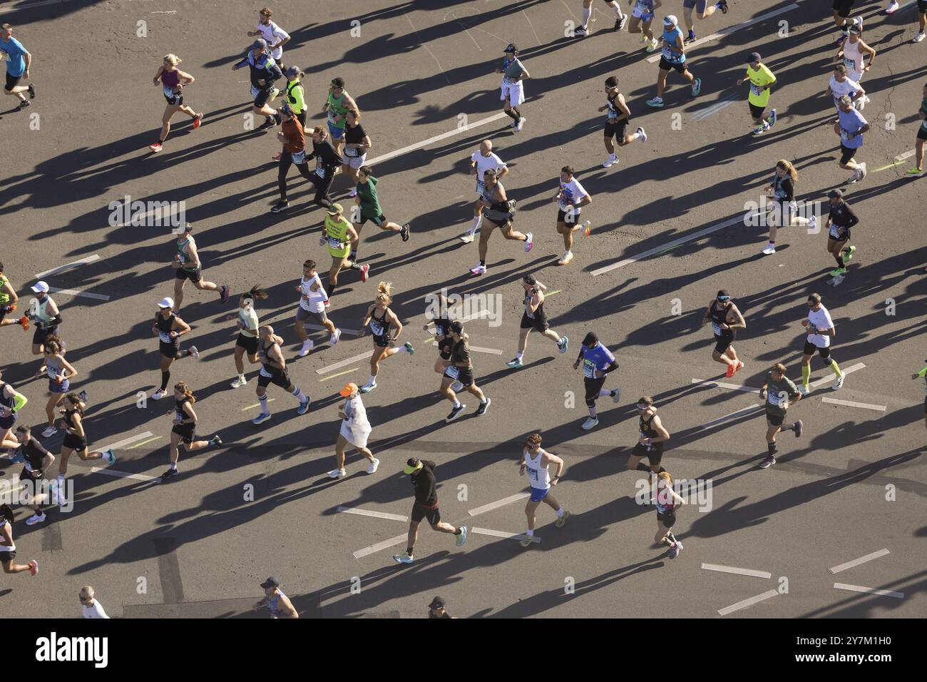 Marathon runners at the 50th BMW Berlin Marathon 2024 on 29/09/2024