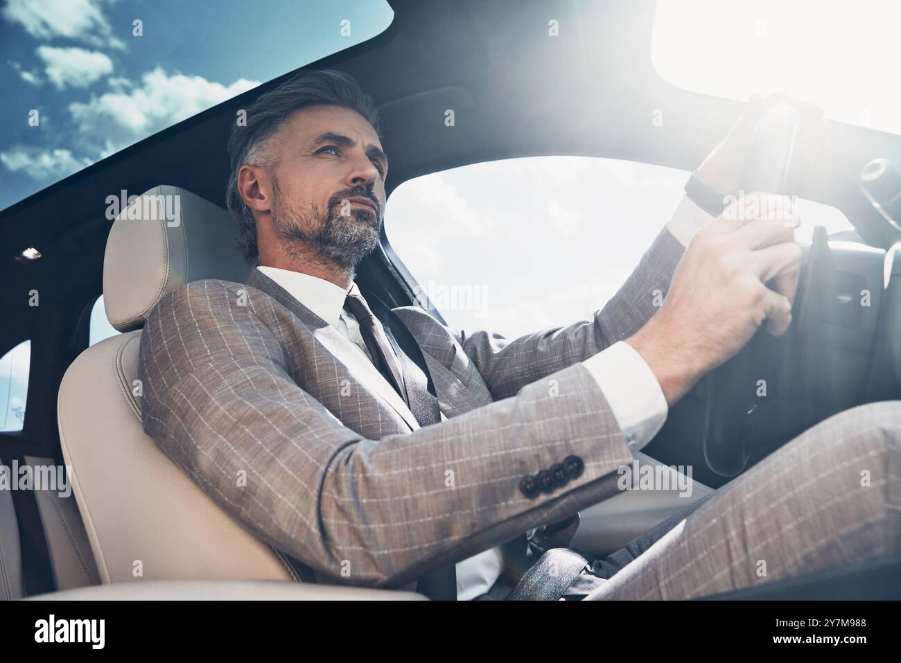 Car driving low angle hi-res stock photography and images - Alamy