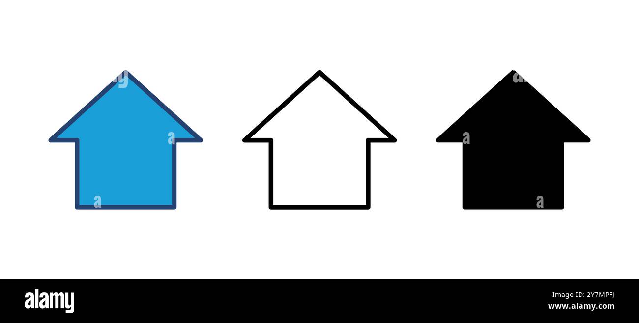 House icon vector. Home icon vector Stock Vector