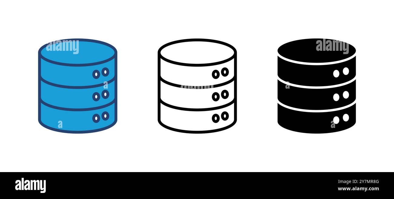 Database icon vector. database vector icon Stock Vector Image & Art - Alamy
