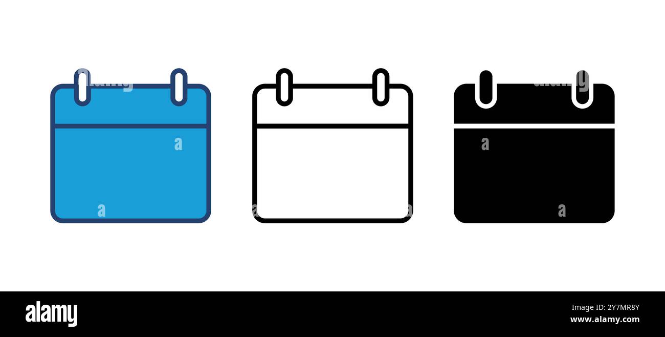 Calendar icon vector. Calender symbol. calendar vector icon Stock ...