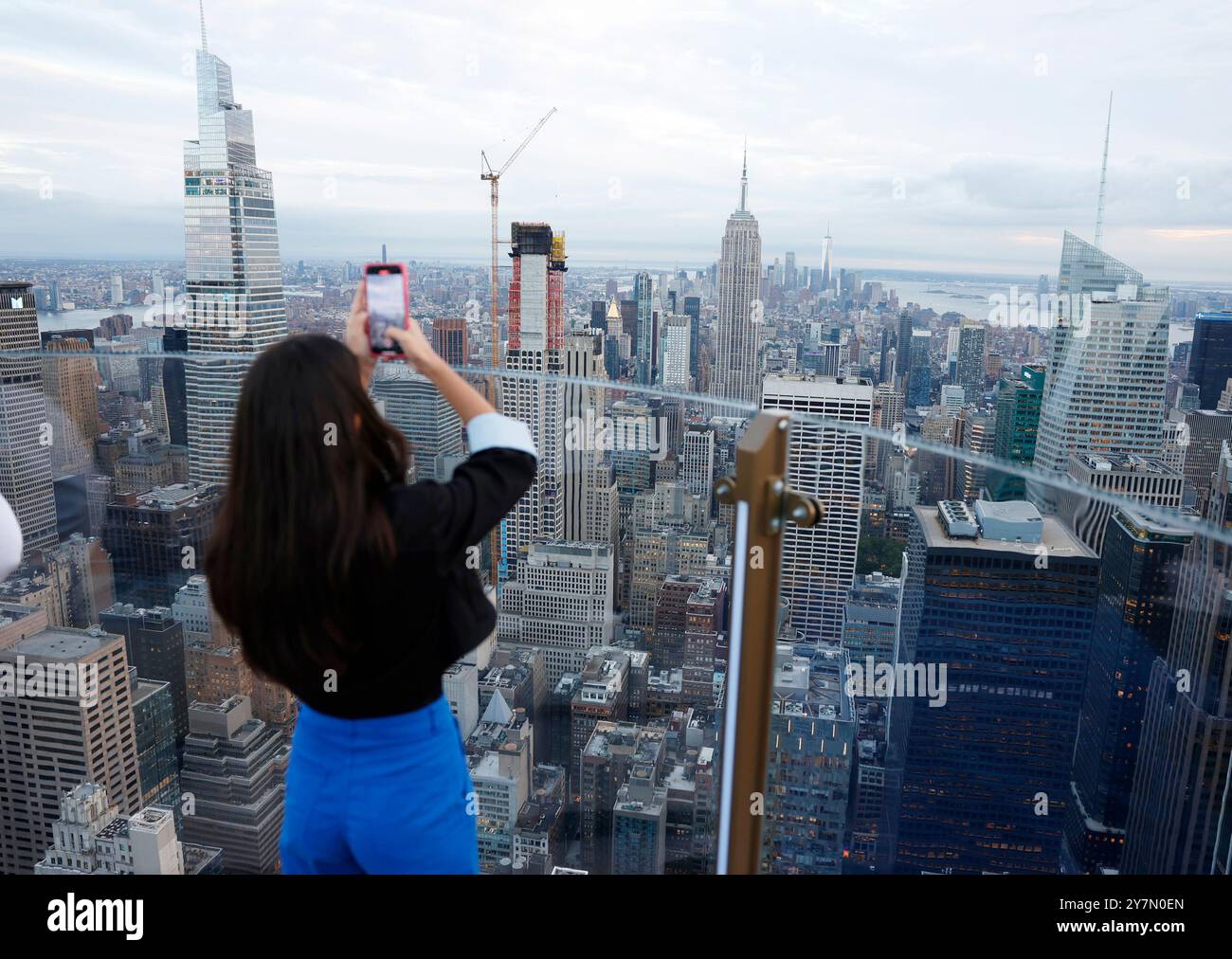 Curated visual reference: 1148 Feet From Rockefeller Center Reference: New York United States 30Th Sep 2024 People Enjoy The
