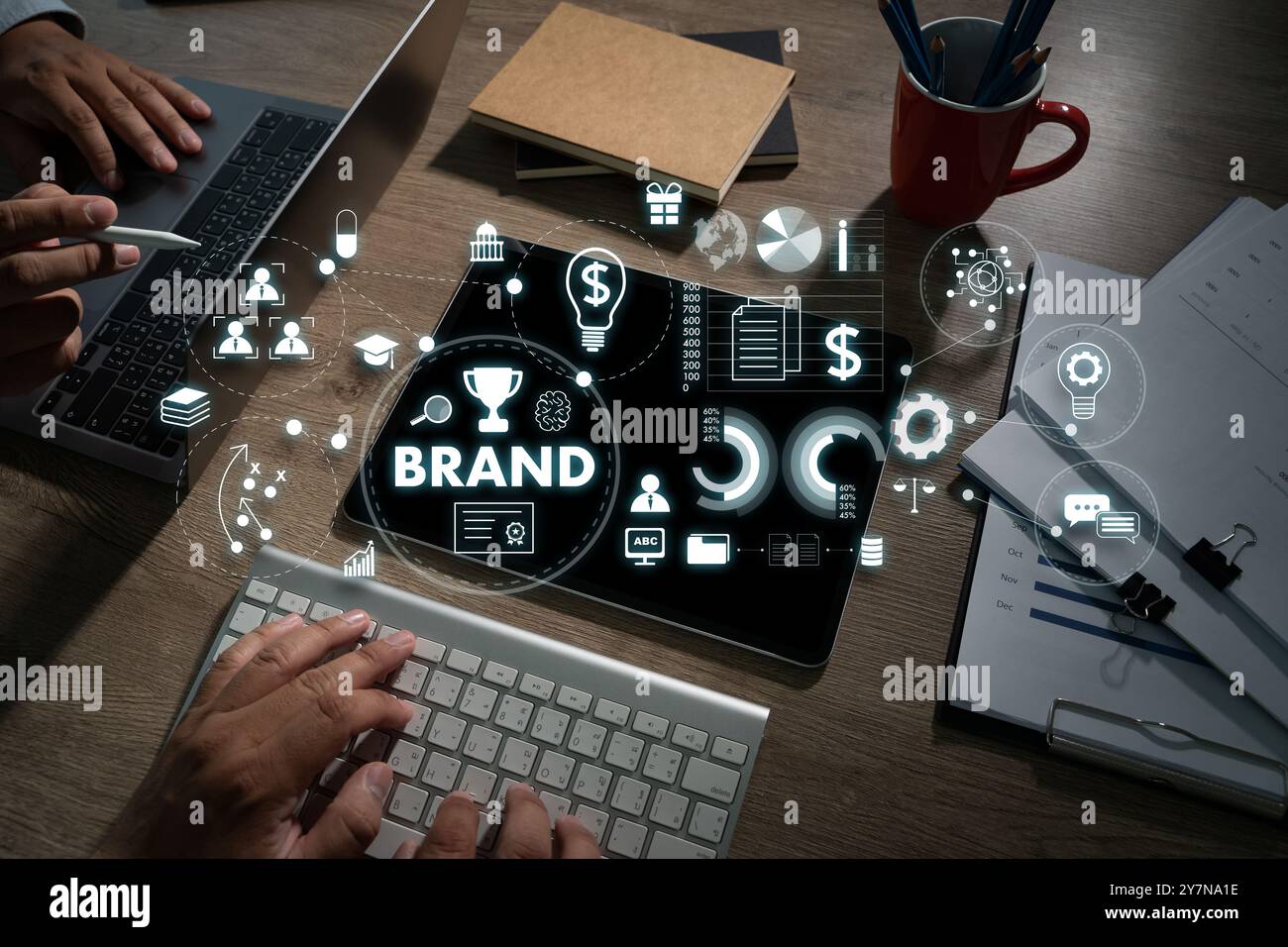 Brand concept business brand design project identity a company brand ...